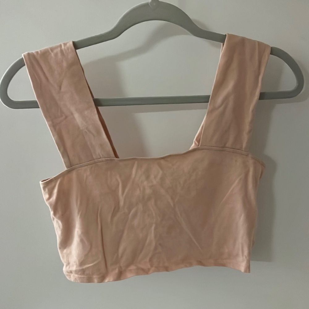 Light Pink Cropped Charlotte Russe Tank